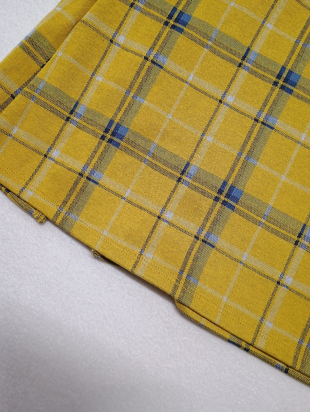SO Yellow Plaid Tank Dress Women's 2XL - Picture 5 of 6